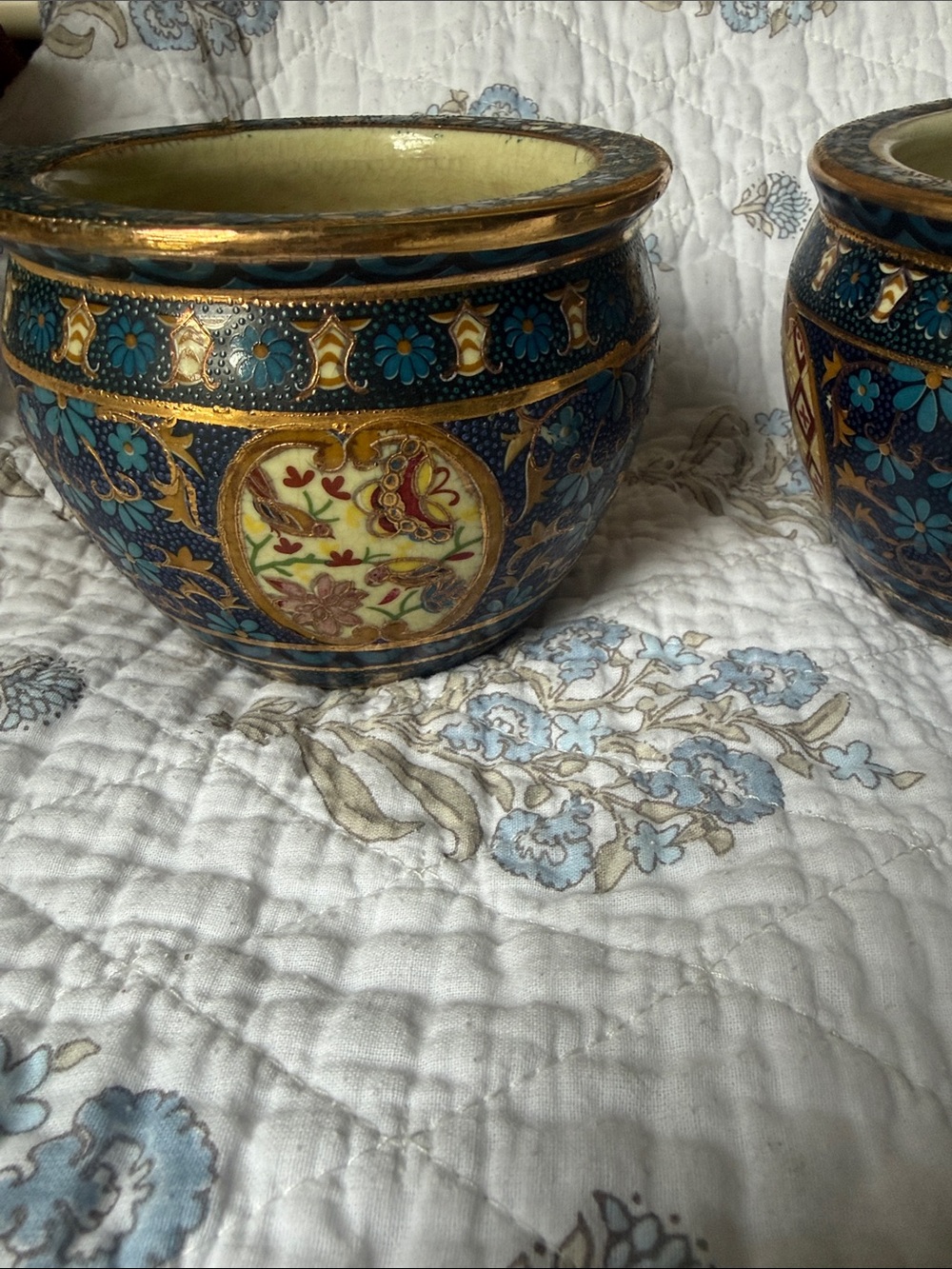 Vintage Porcelain Chinoiserie
Planters - Picture 2 of 5